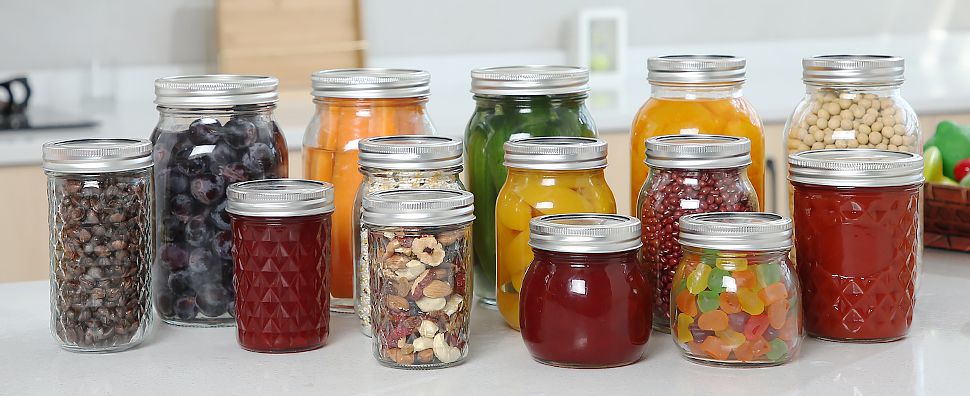 蓋付きガラス瓶の卸売