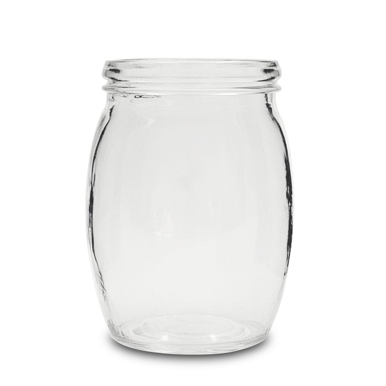 ヒンジ付き蓋付きガラス瓶